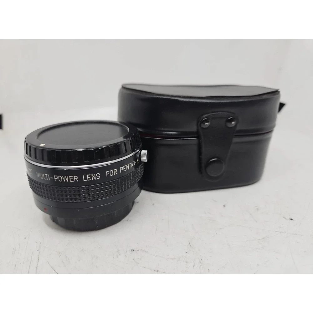 Cherry multi power lens For Pentax-K Made In Japan With Nice Case